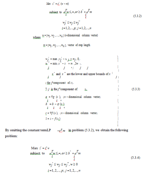 Application of Numerical Nonlinear Optimization Problems