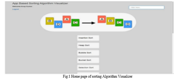 App based Sorting Algorithm Visualizer