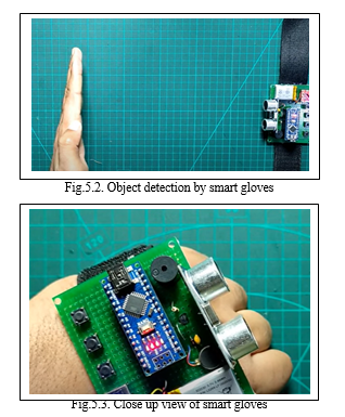 Ultrasonic Sensor-Enabled Smart Gloves for Blind Navigation