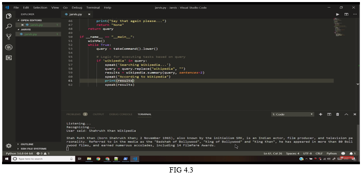 My Voice Assistant Using Python