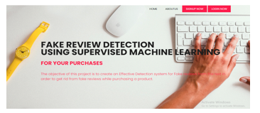 Fake Reviews Detection Using Supervised Machine Learning